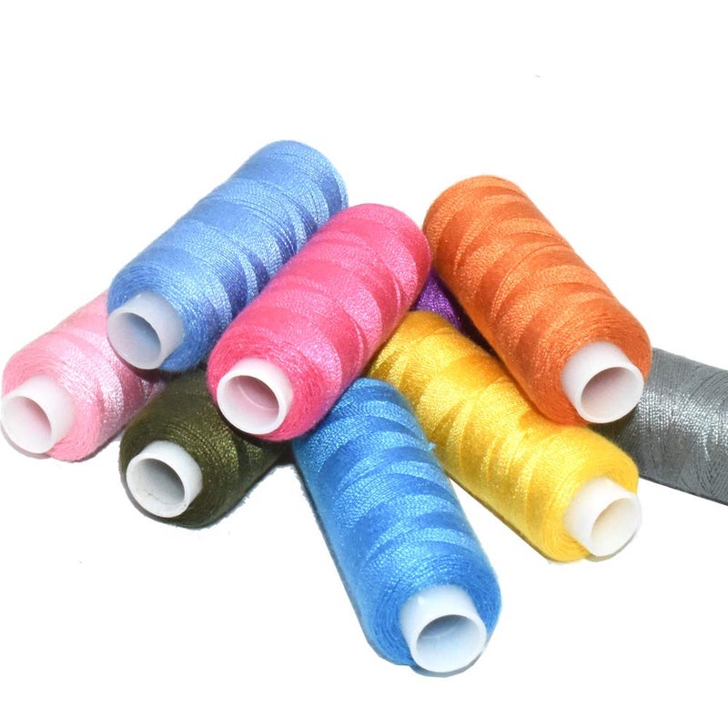 Renashed Sewing Thread 30 Colors Sewing Industrial Machine and Hand Stitching 250 Yards Each Sewing Thread Polyester - Image 5